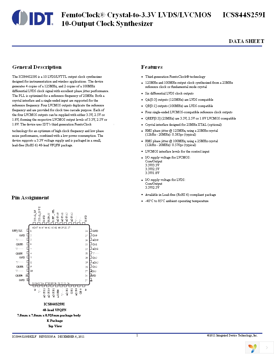 844S259BKILFT Page 1