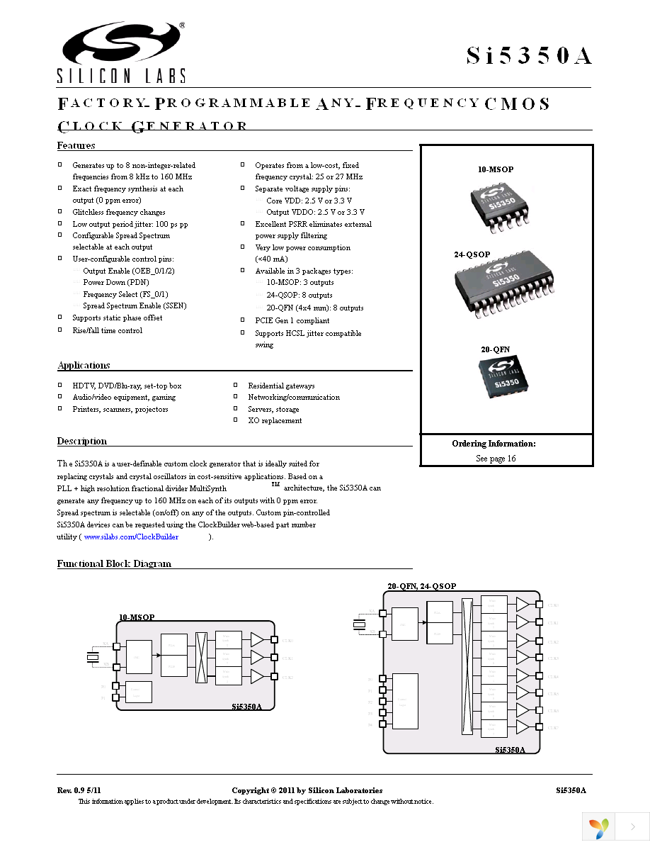 SI5350A-A-GTR Page 1