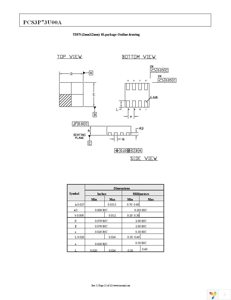 PCS3P73U00AG08TR Page 11