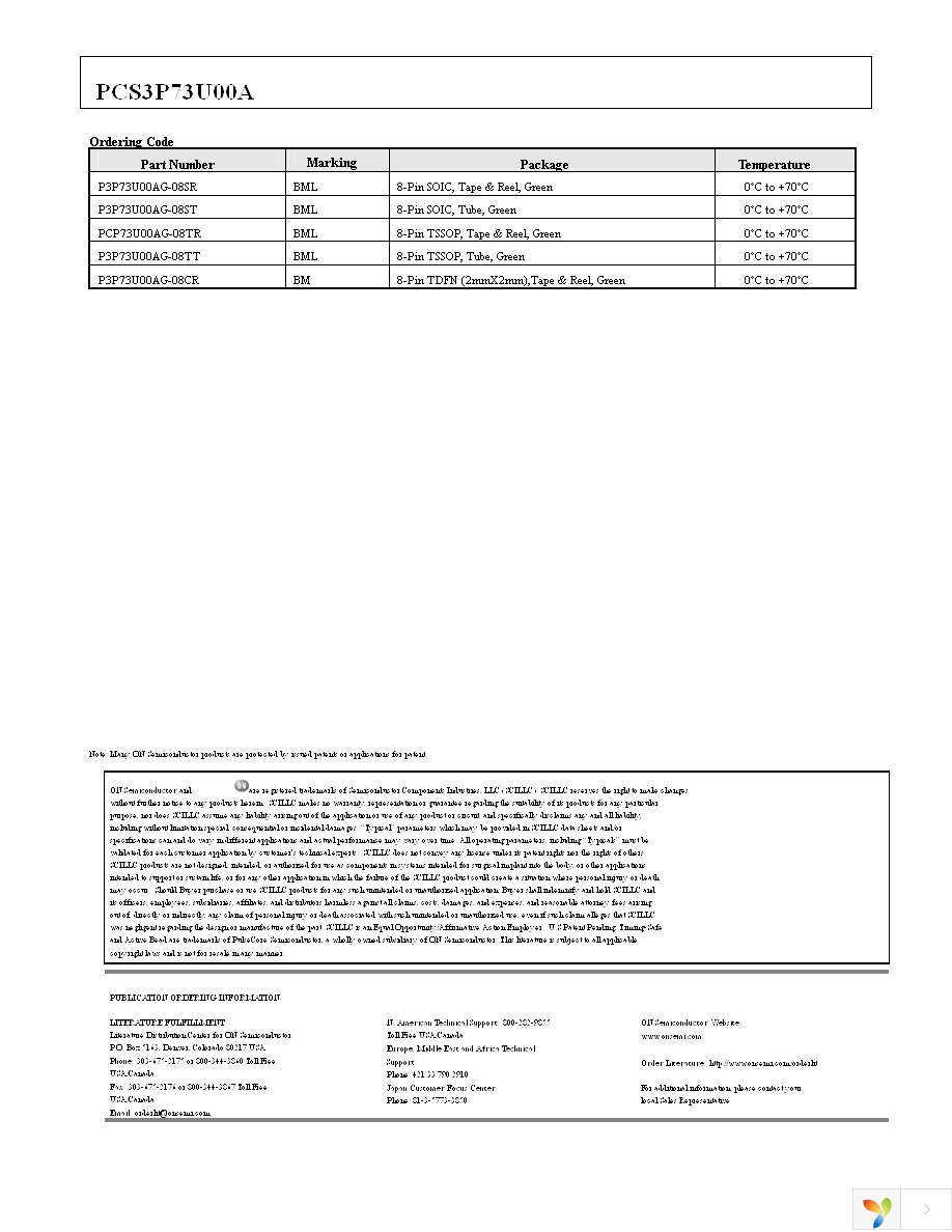 PCS3P73U00AG08TR Page 12