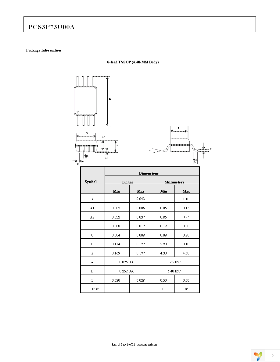 PCS3P73U00AG08TR Page 9