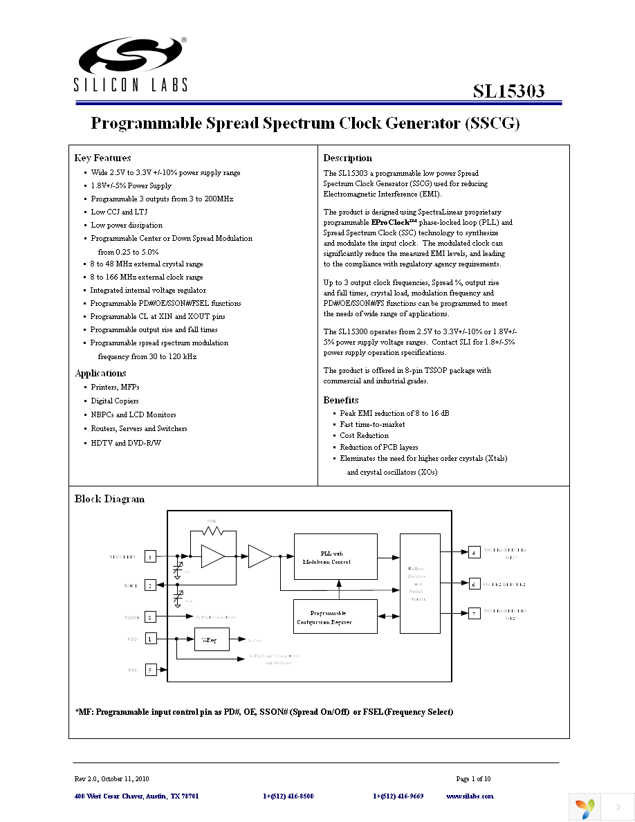 SL15303EZC Page 1