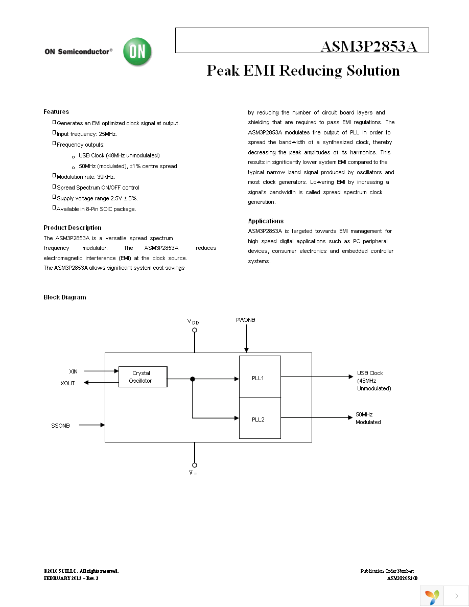 ASM3P2853AG-08SR Page 1