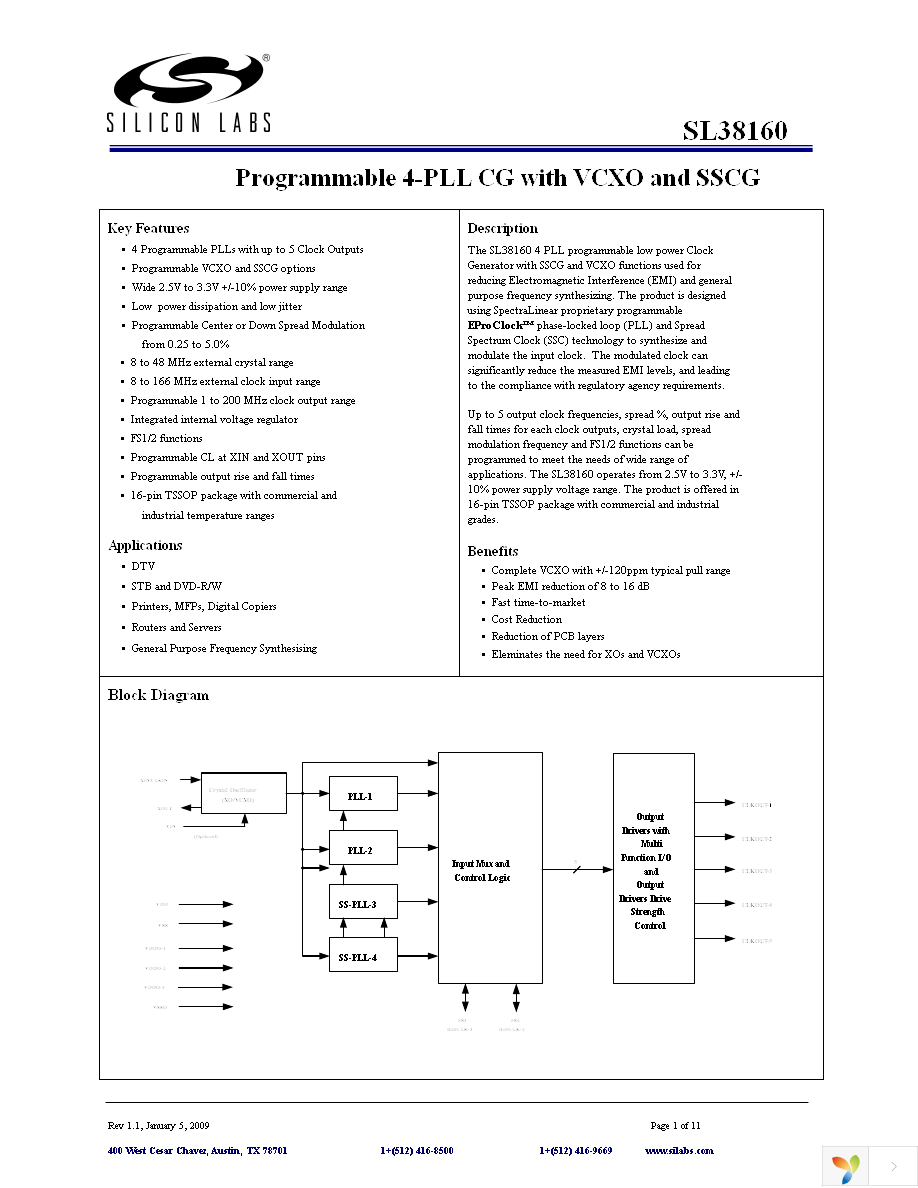 SL38160CZC-33CHT Page 1