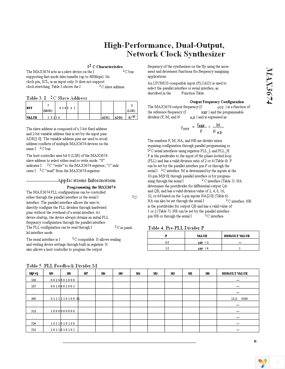 MAX3674ECM+T Page 11