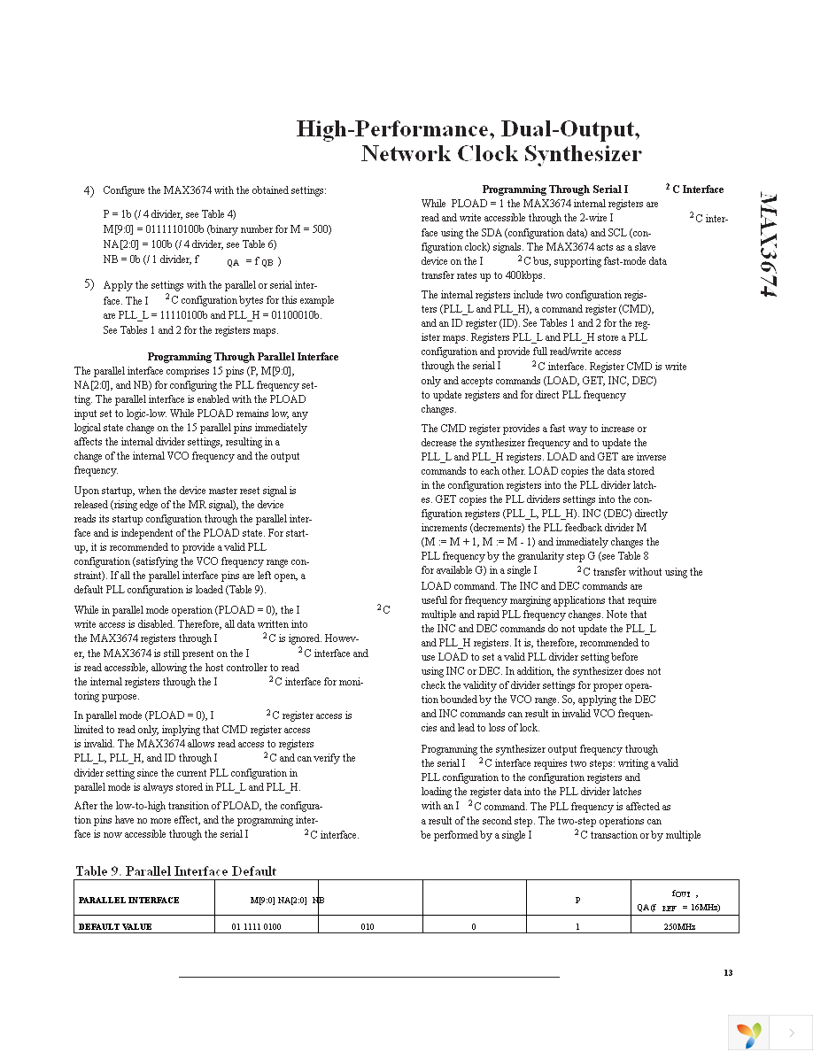 MAX3674ECM+T Page 13