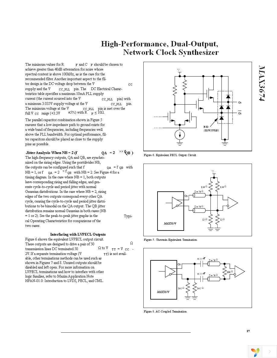 MAX3674ECM+T Page 17