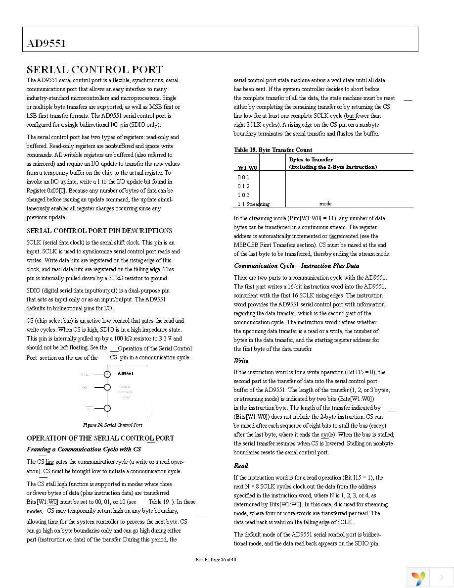 AD9551BCPZ-REEL7 Page 26