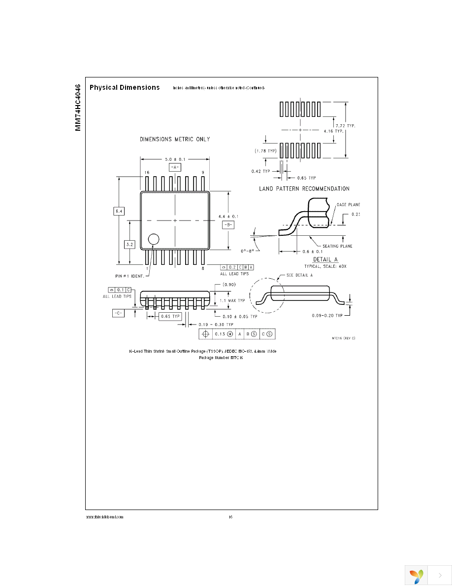 MM74HC4046M Page 16