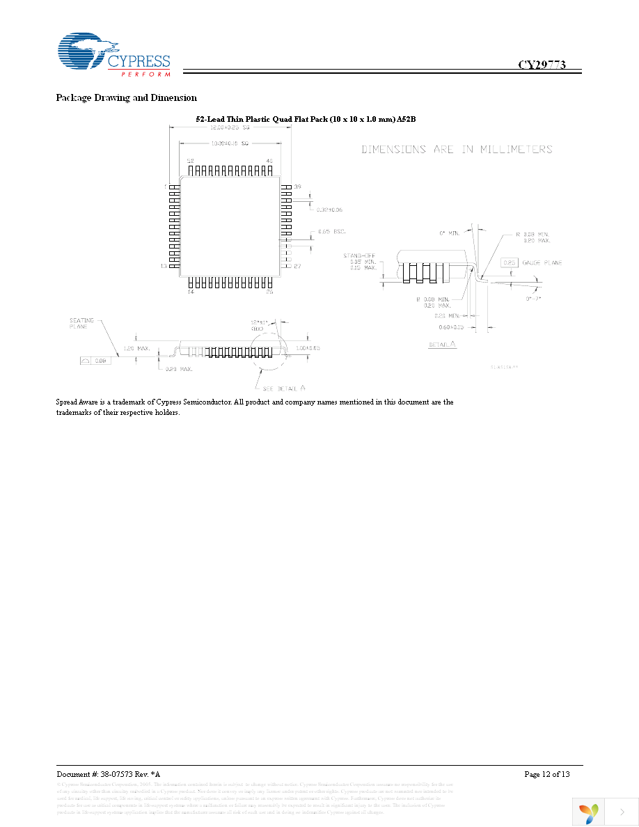 CY29773AXI Page 12