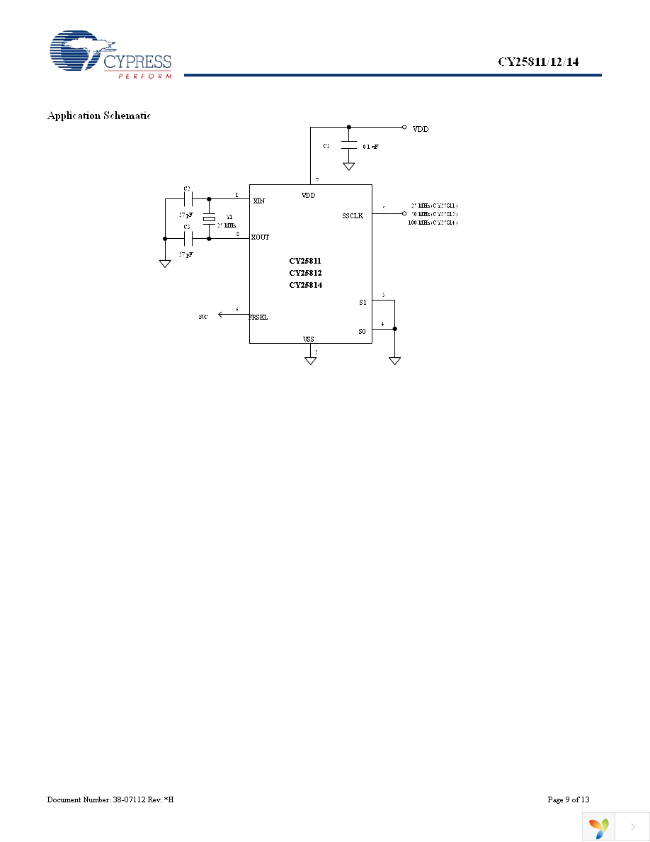 CY25811ZXC Page 9