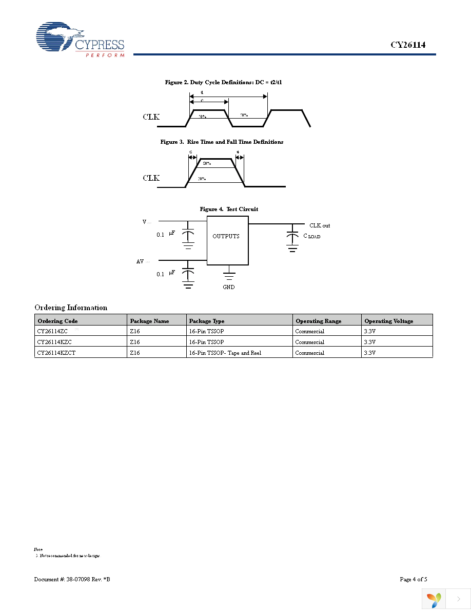 CY26114ZC Page 4