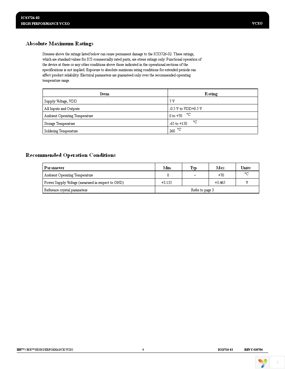 ICS3726M-02LF Page 4