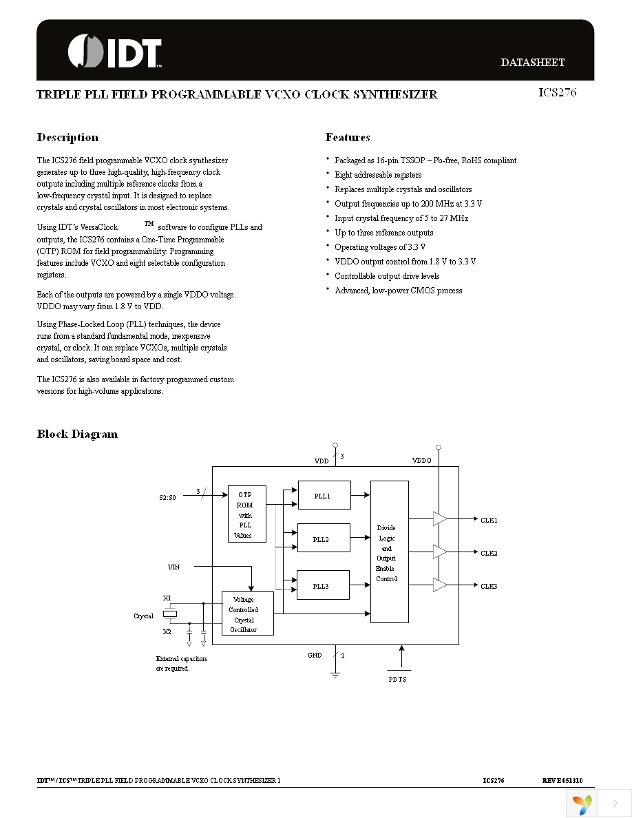 ICS276PGLFT Page 1