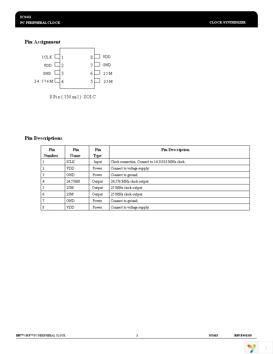 ICS411MLF Page 2