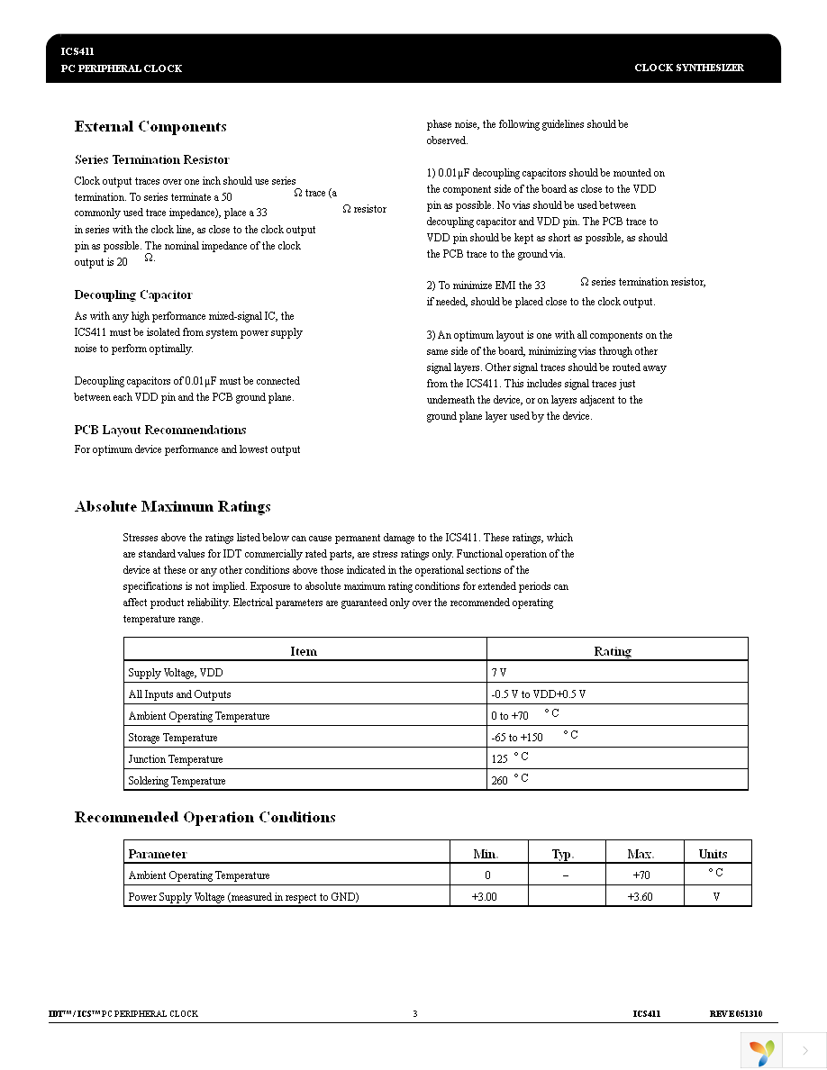 ICS411MLF Page 3