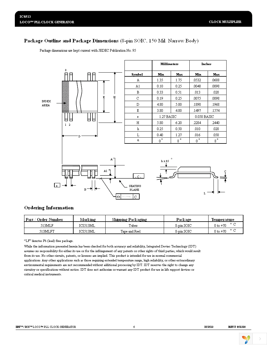 ICS513MLF Page 6