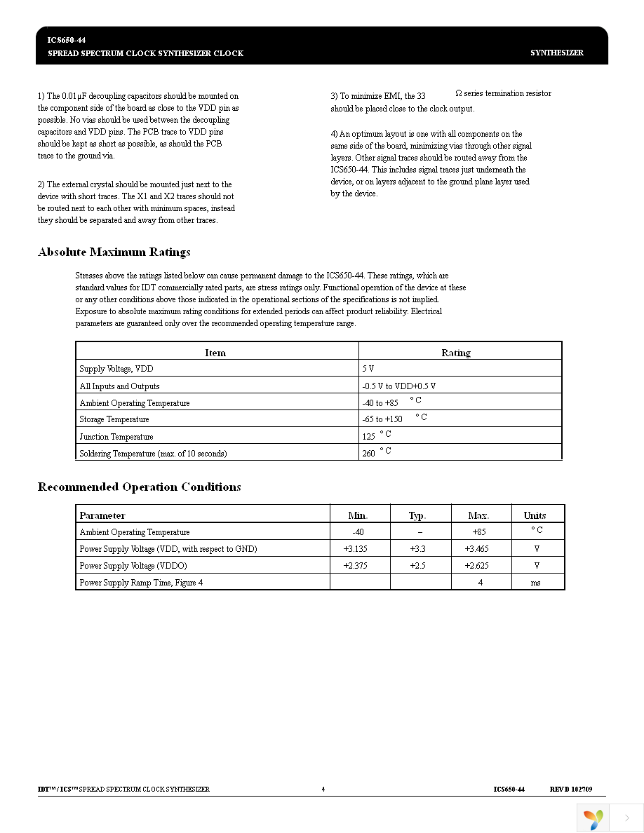 ICS650GI-44T Page 4