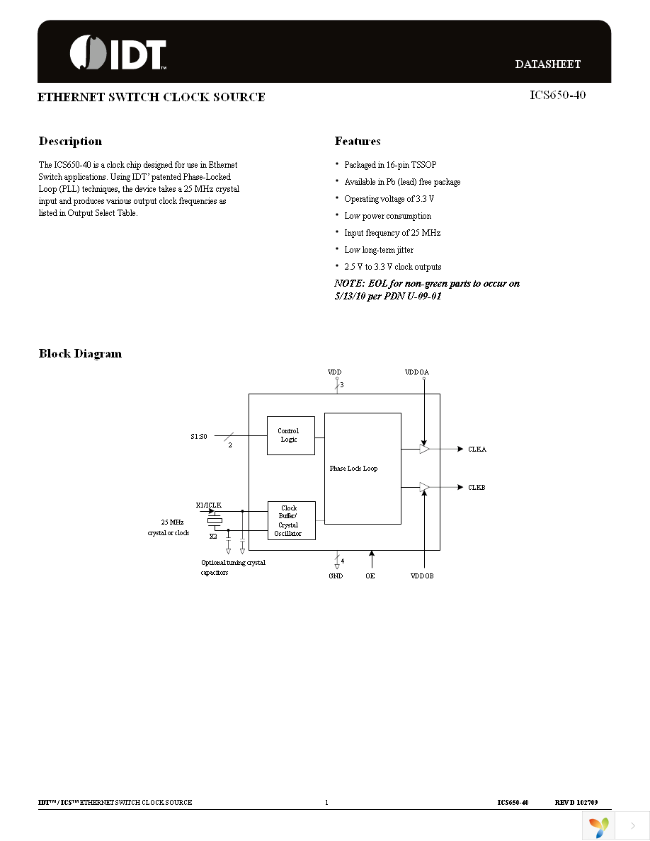 ICS650G-40T Page 1