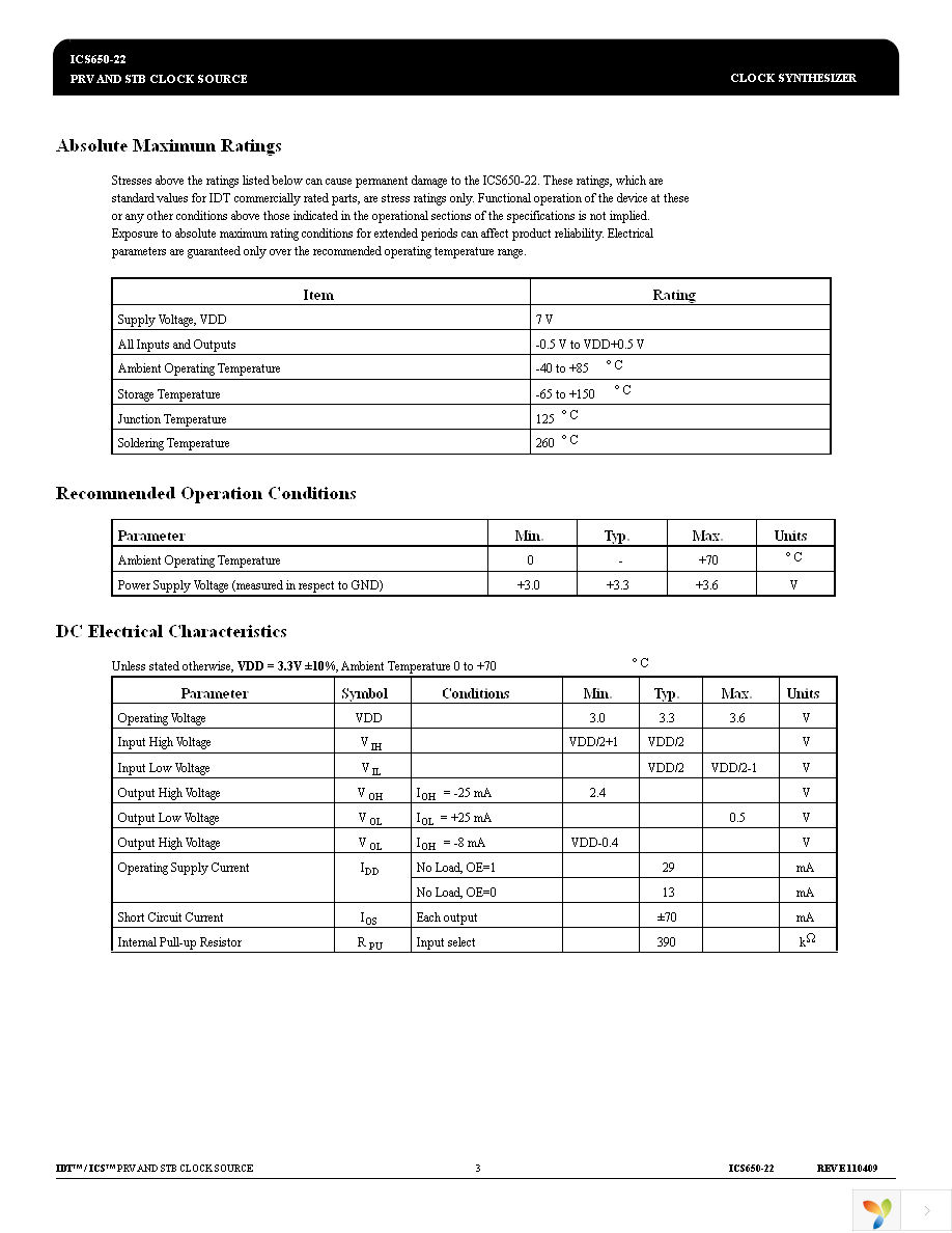 ICS650R-22T Page 3