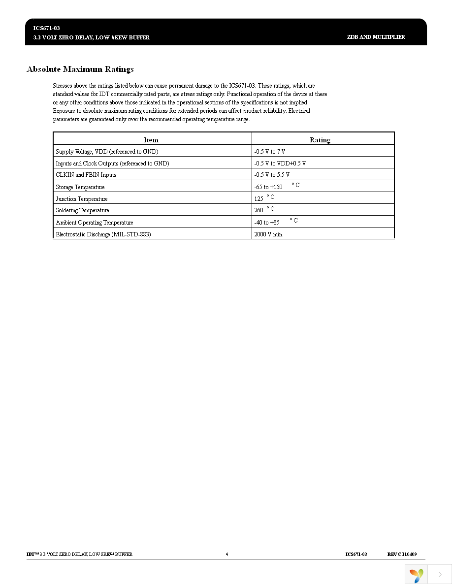 ICS671M-03I Page 4