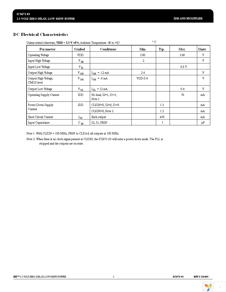 ICS671M-03I Page 5