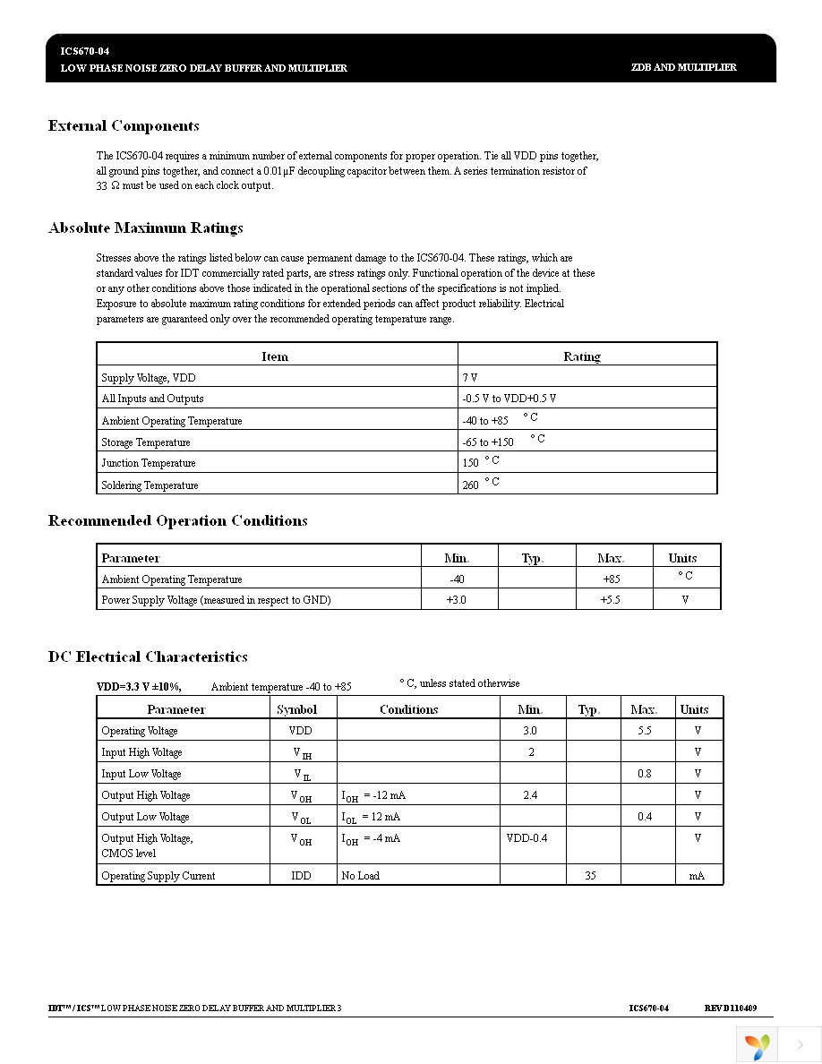 ICS670M-04I Page 3