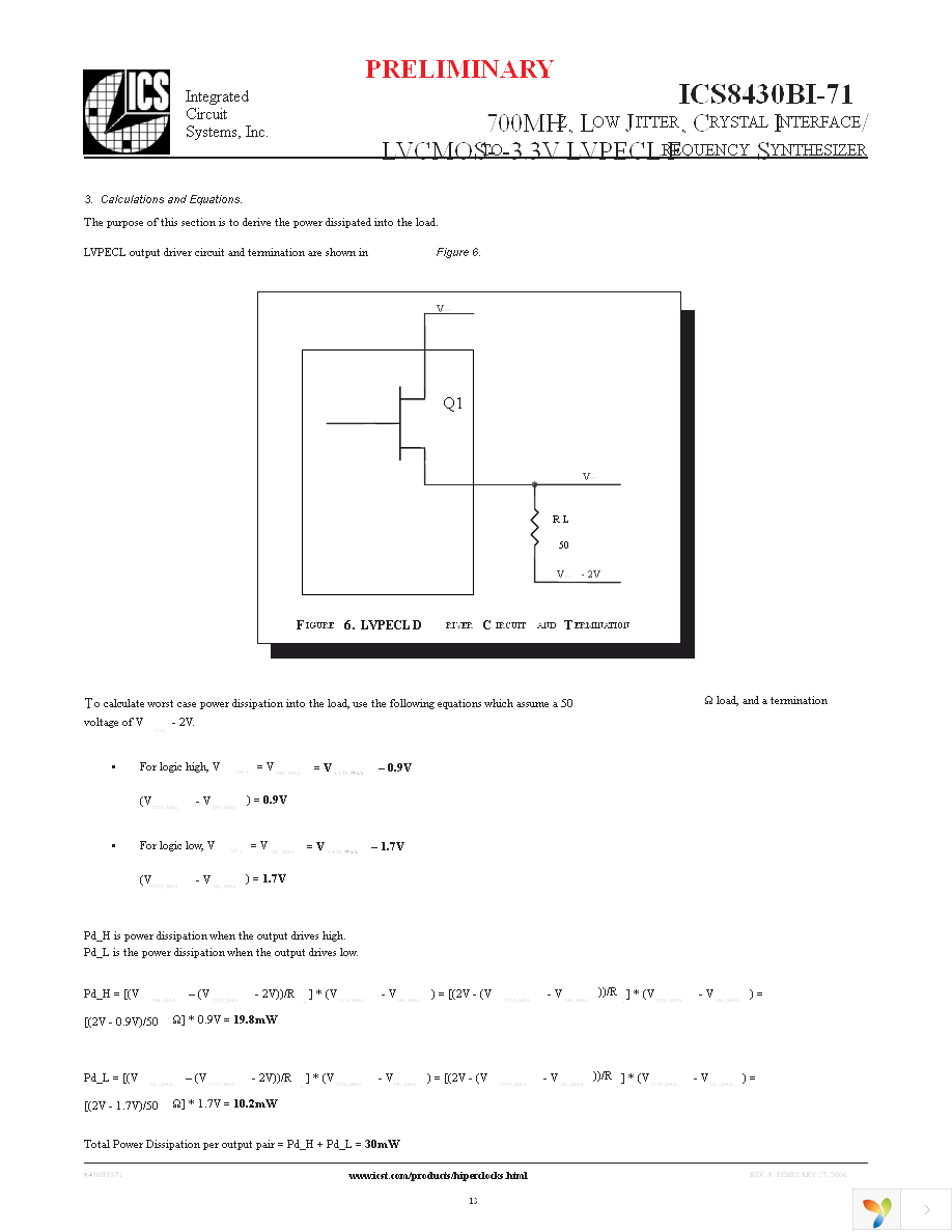 ICS8430BYI-71LF Page 13