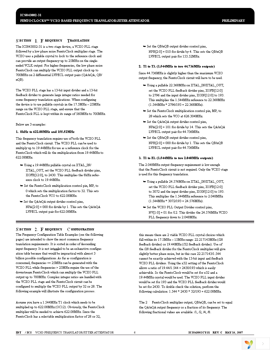 ICS843002BY-31LF Page 6