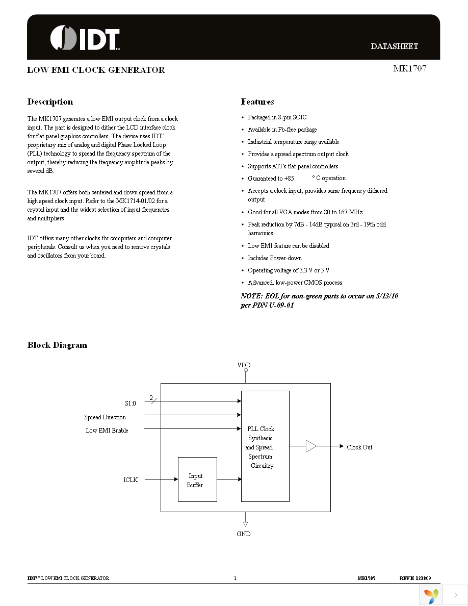 MK1707SI Page 1