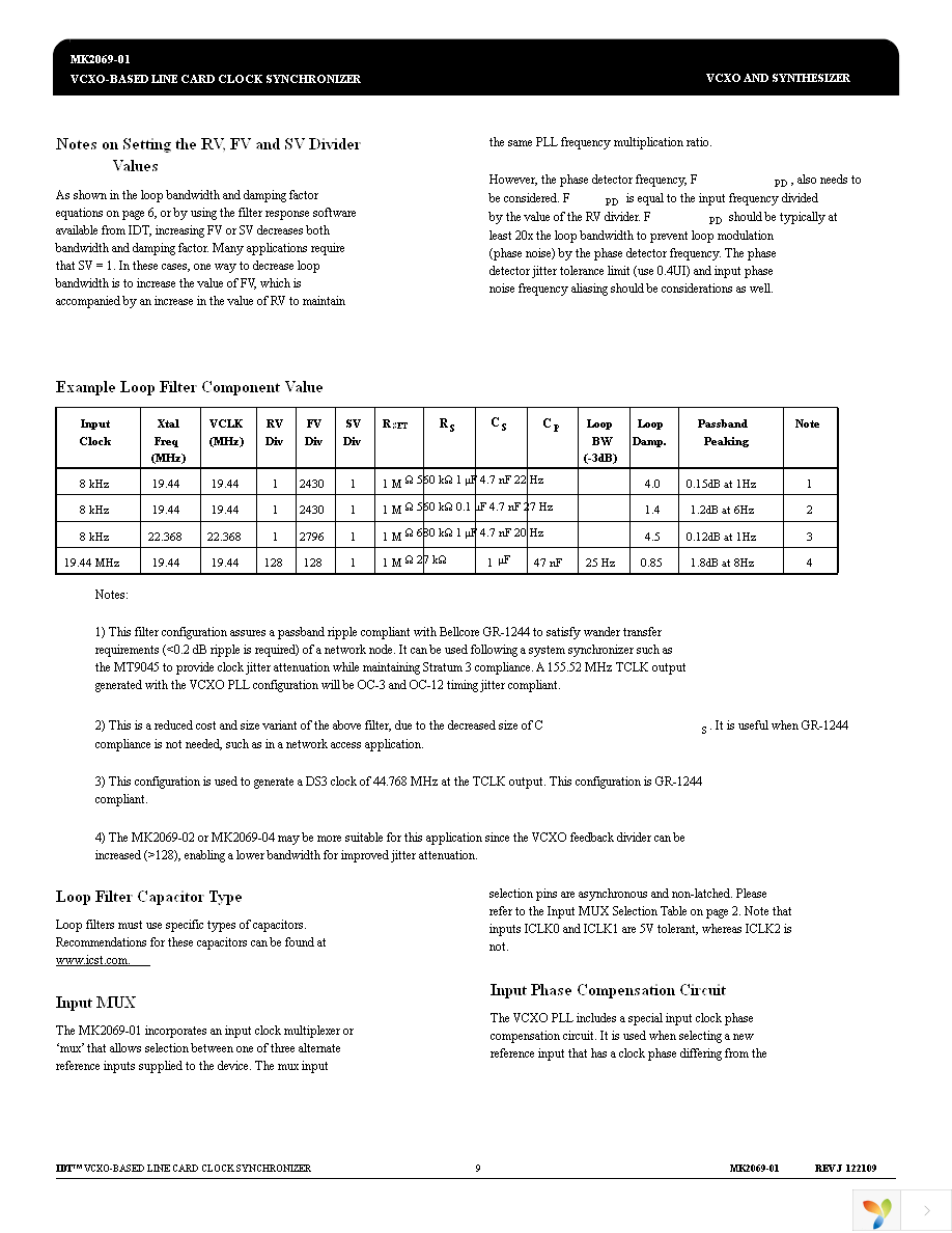 MK2069-01GI Page 9