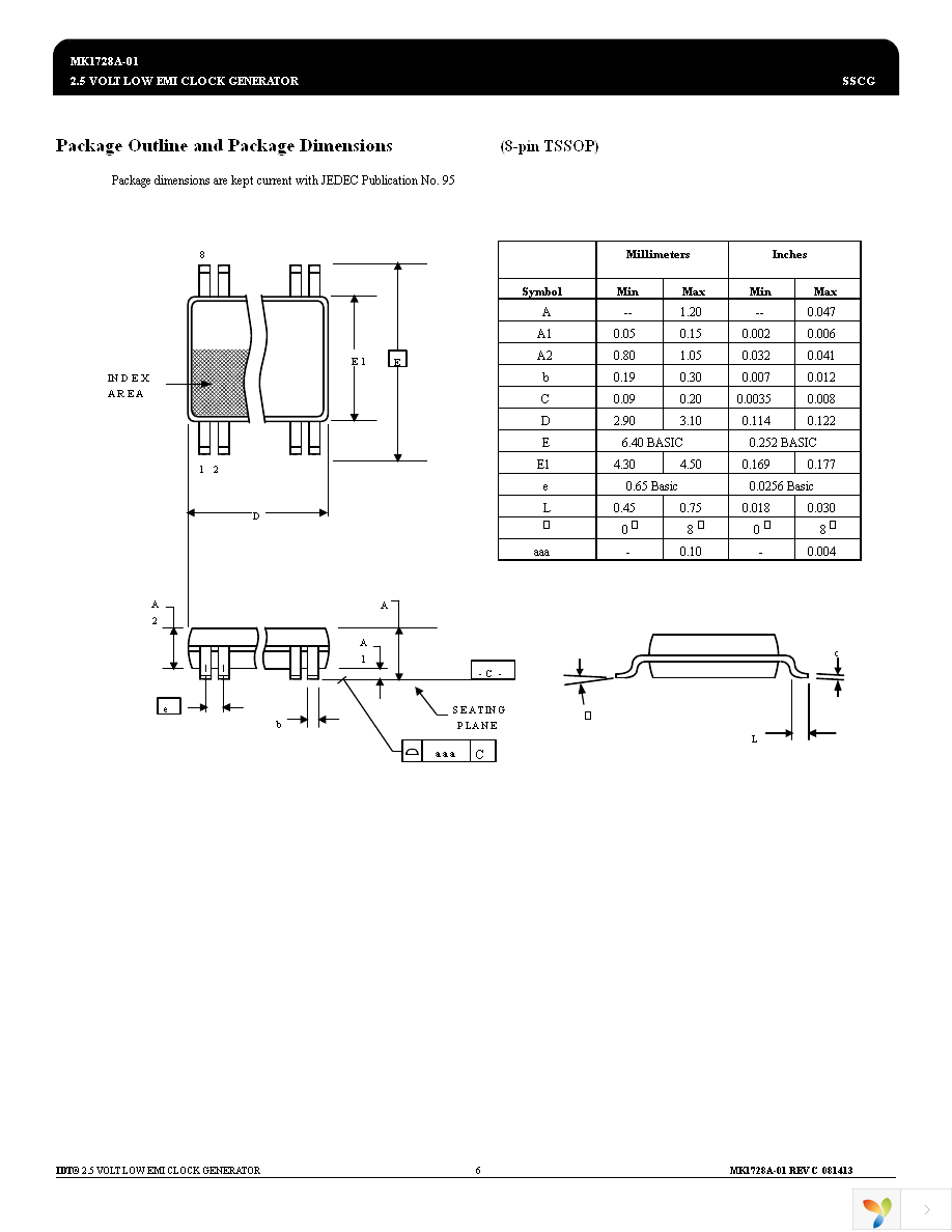 MK1728AG-01LF Page 6