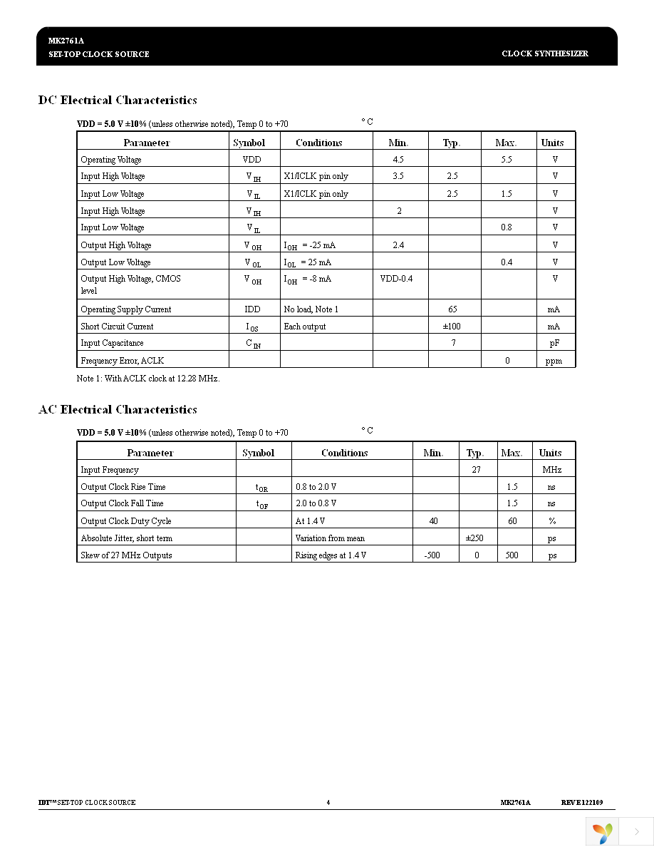 MK2761AS Page 4