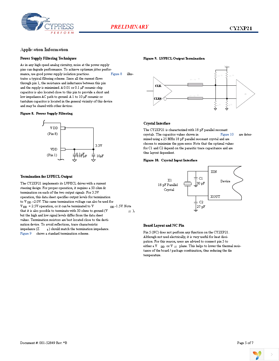 CY2XP21ZXCT Page 5