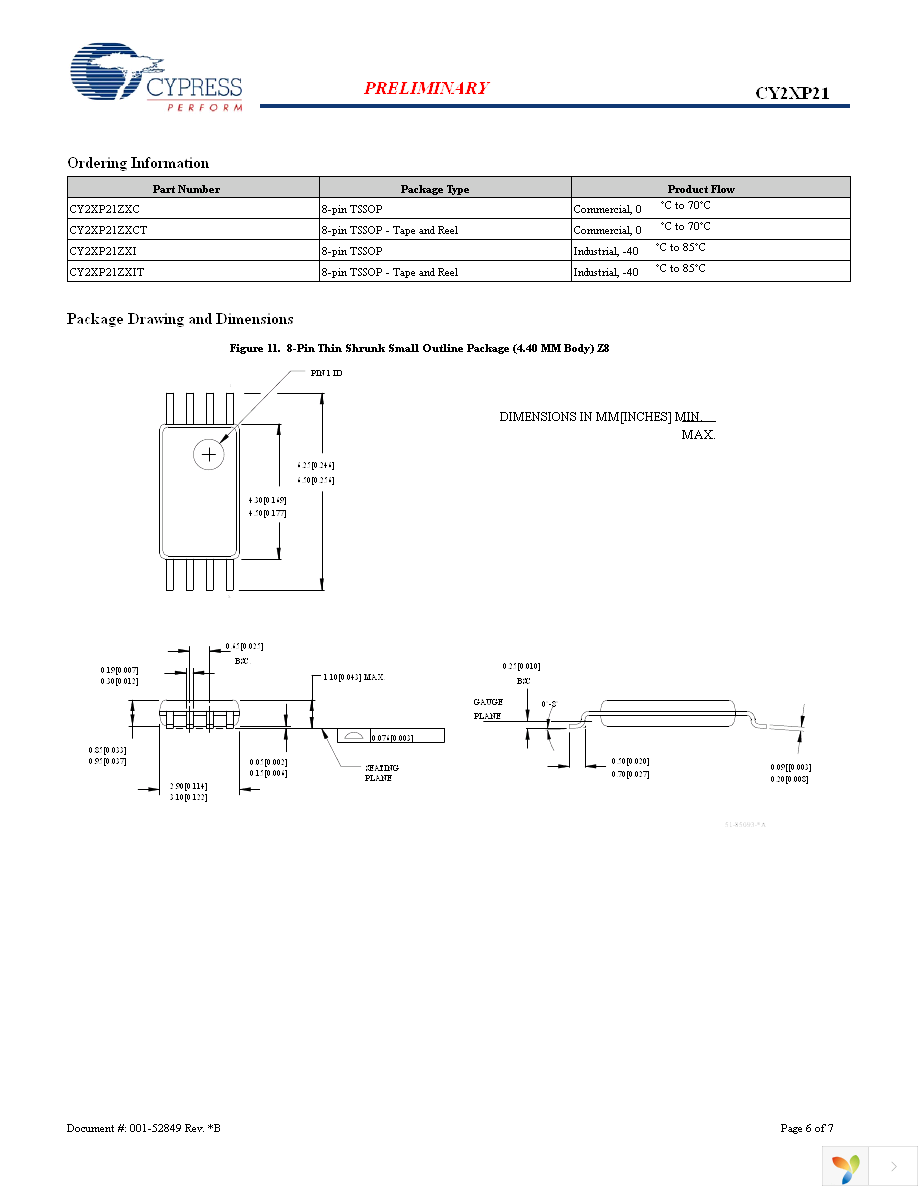 CY2XP21ZXCT Page 6