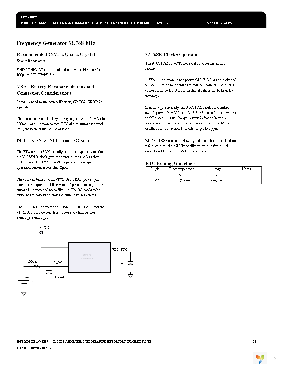 9TCS1082BNLG Page 18