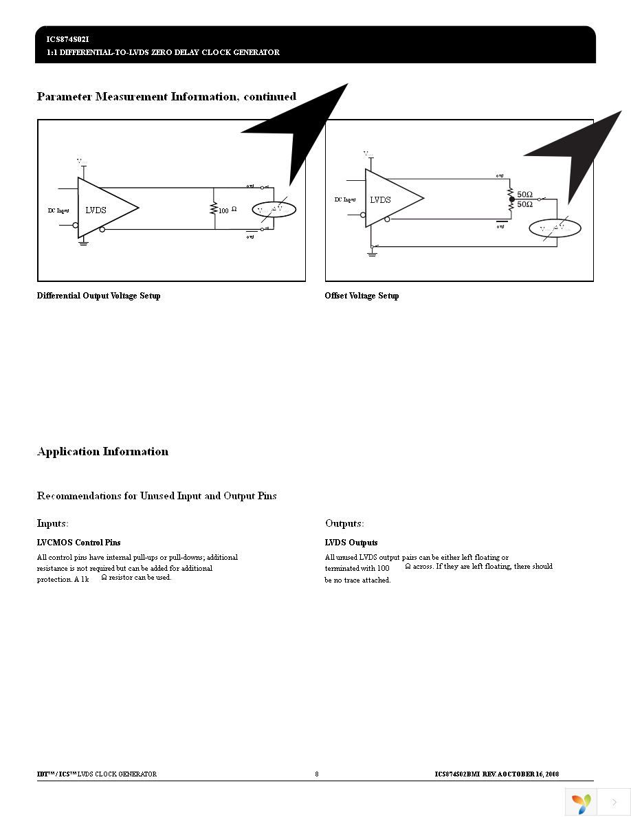 ICS874S02BMI Page 8