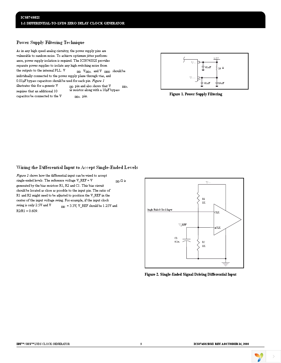 ICS874S02BMI Page 9