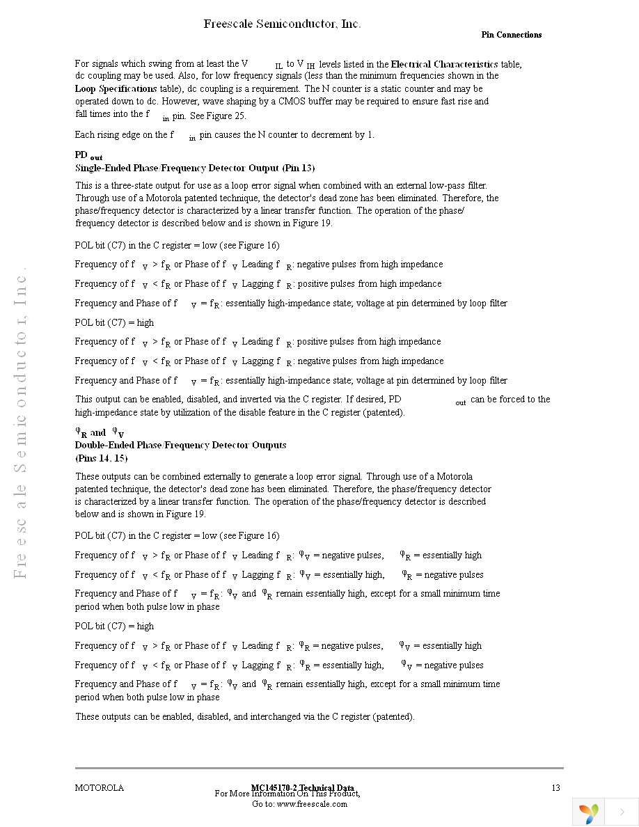 MC145170D2 Page 13