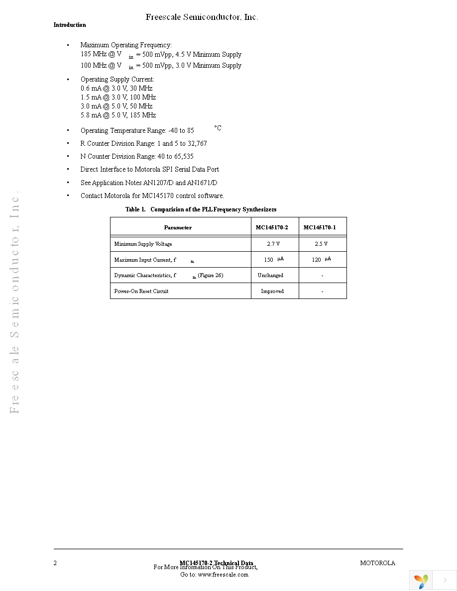 MC145170D2 Page 2