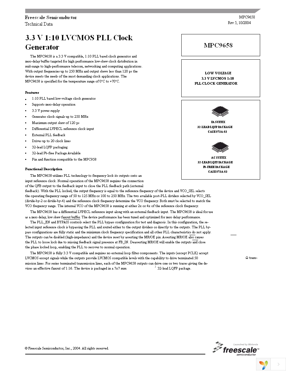 MPC9658FA Page 1