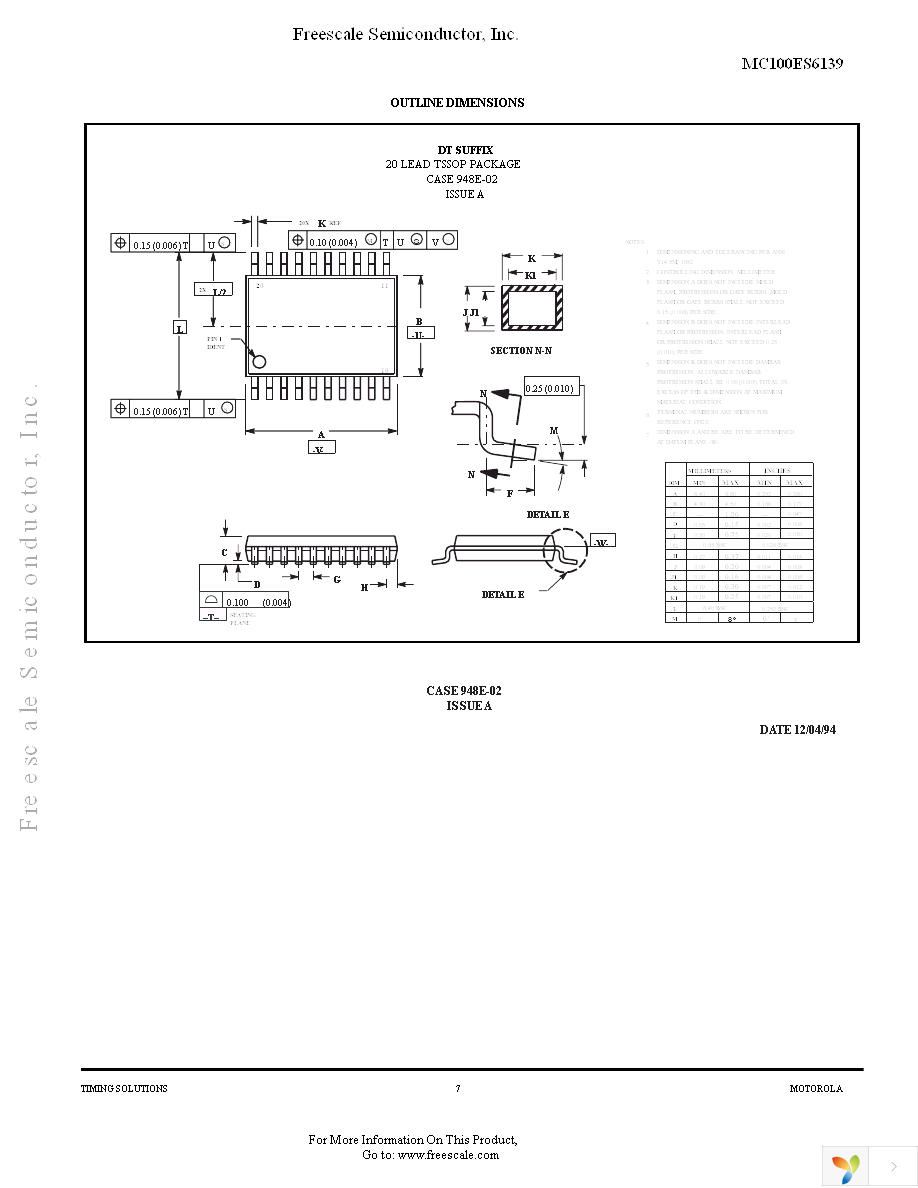 MC100ES6139DT Page 7