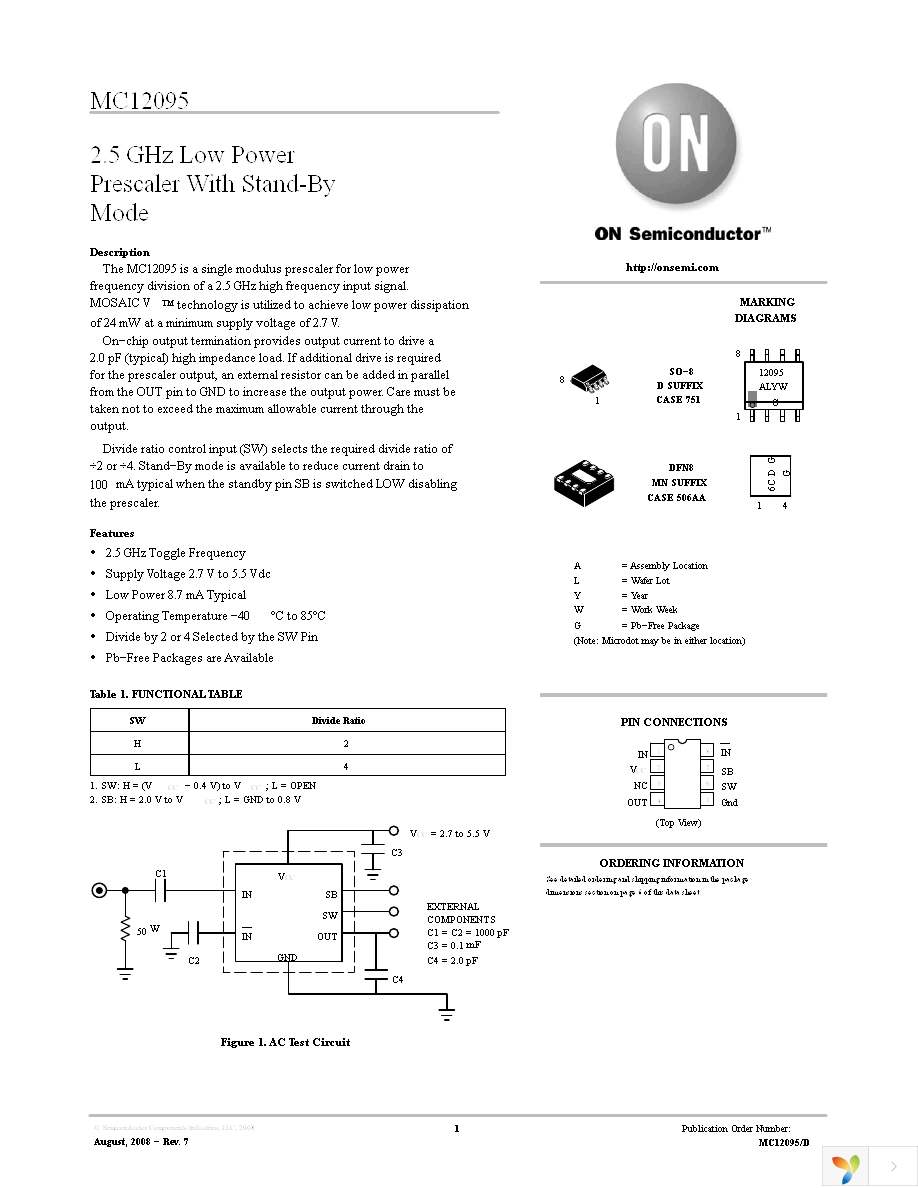 MC12095DG Page 1