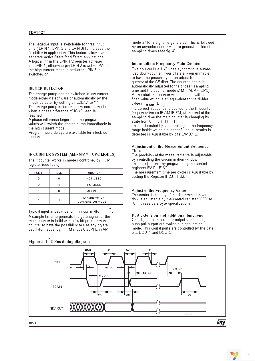 TDA7427D Page 10