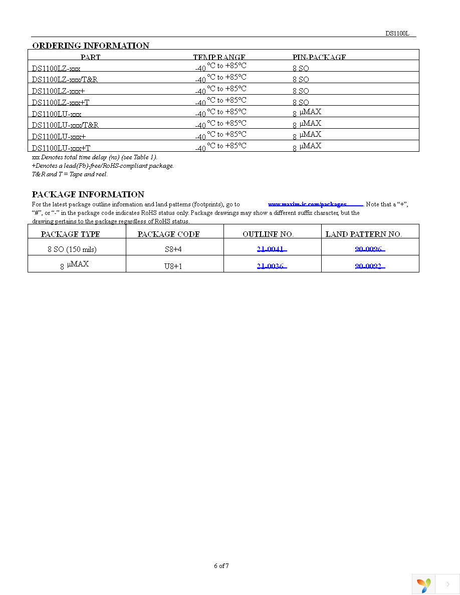 DS1100LZ-50+ Page 6