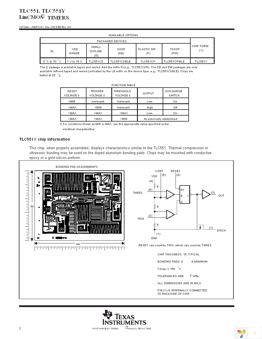 TLC551CD Page 2