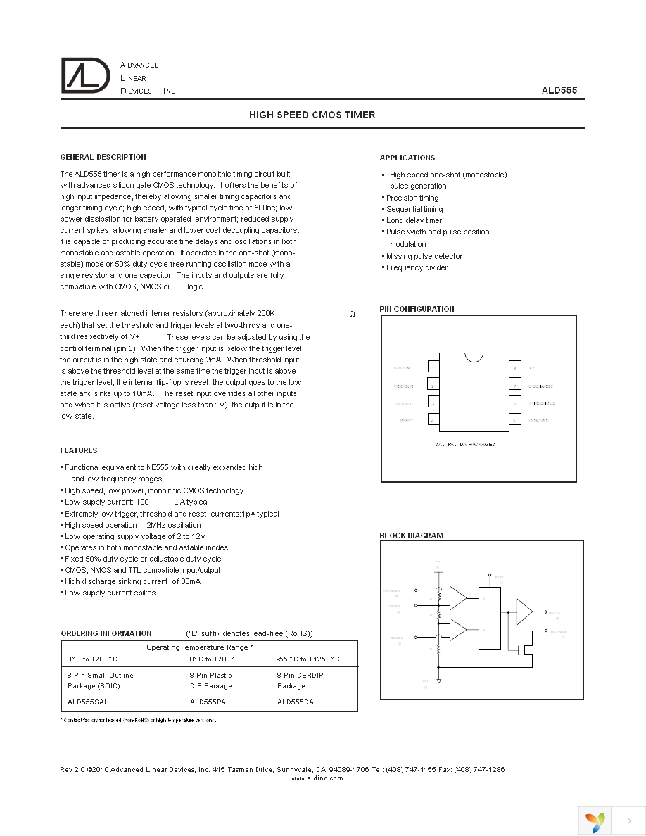 ALD555SAL Page 1