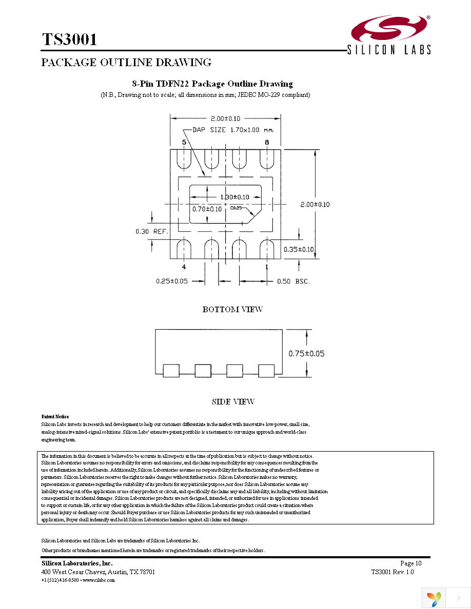 TS3001ITD822T Page 10