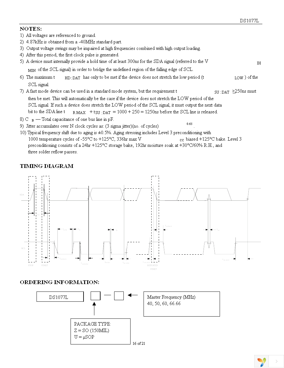 DS1077LZ-40+ Page 16