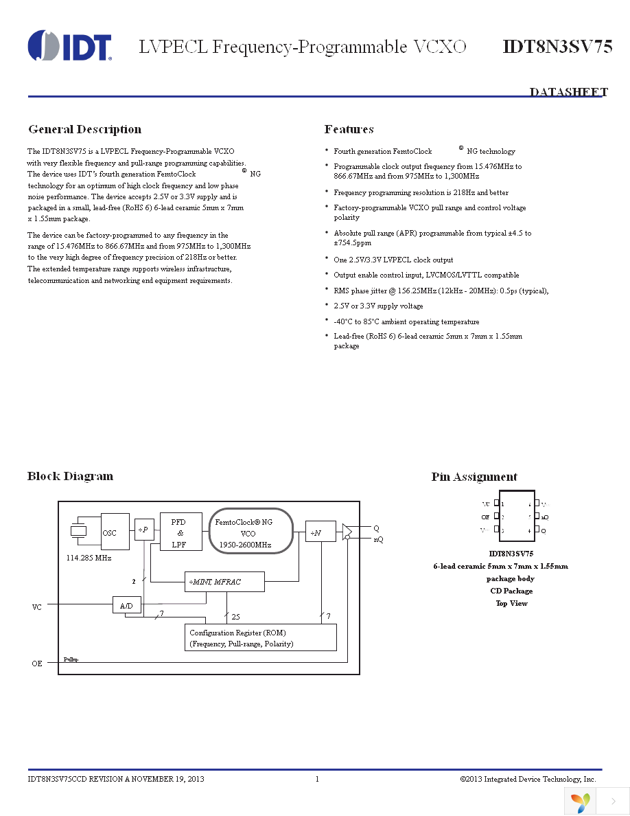 8N3SV75AC-0029CDI8 Page 1